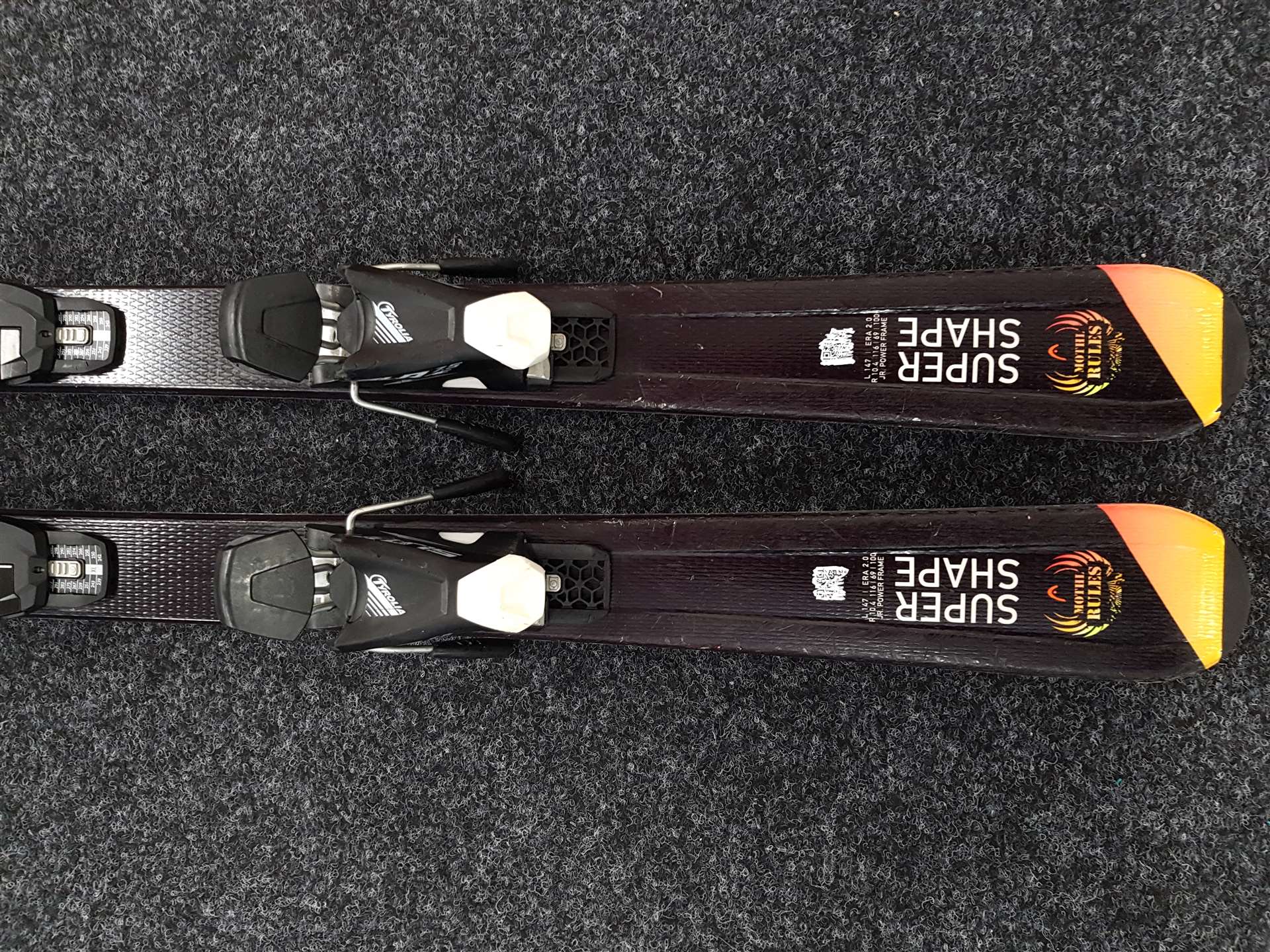 Skis HEAD Super Shape d'occasion + fixations Tyrolia SLR 7.5