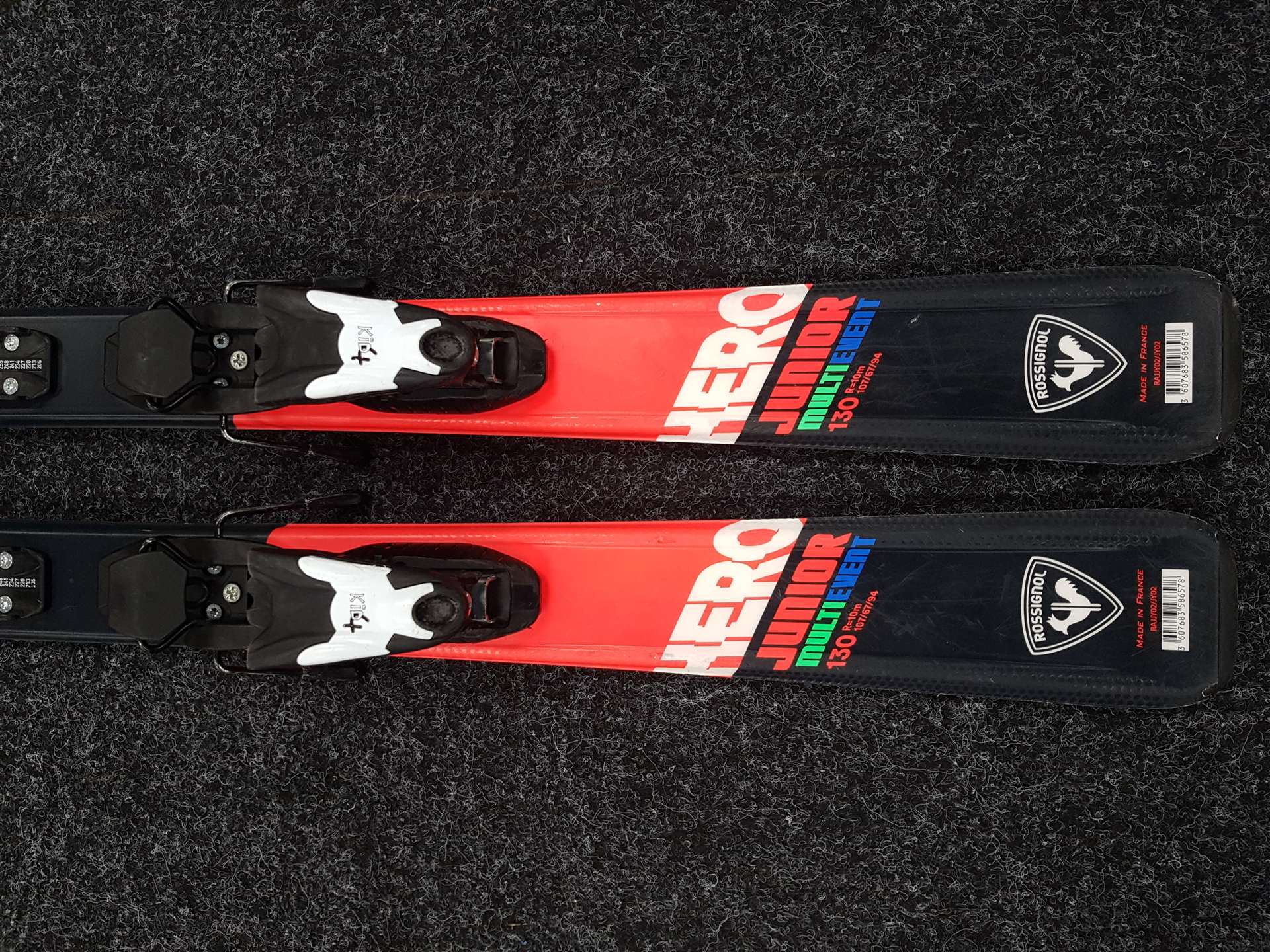 Skis enfant d'occasion ROSSIGNOL Hero Junior + fixations Look Kid 4