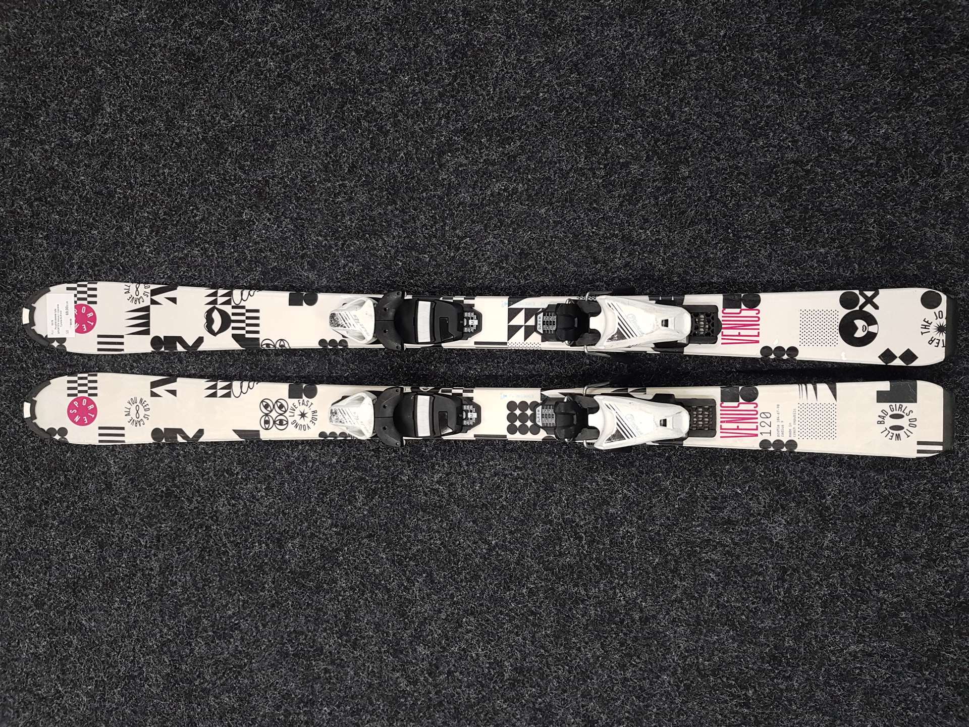 Sci da bambino SPORTEN Venus usati + attacchi Tyrolia SLR 4.5