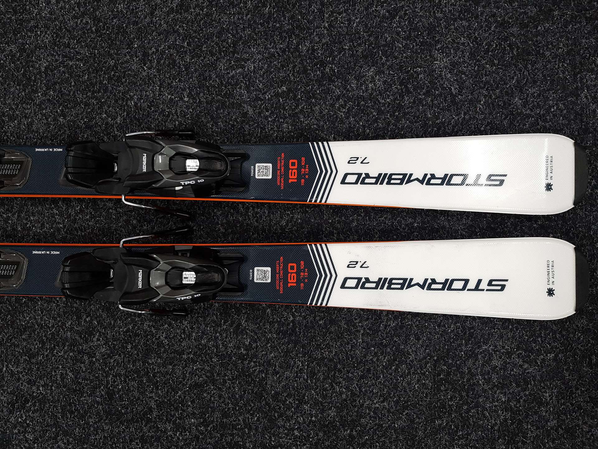 Skis d'occasion BLIZZARD Stormbird 7.2 + fixations Marker TPC 10