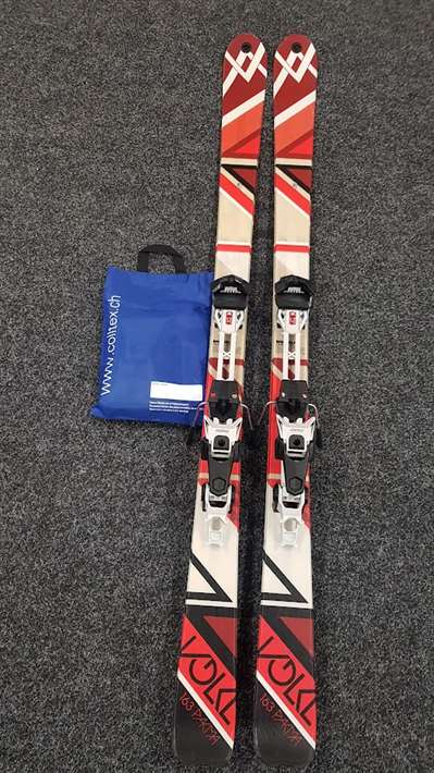 Skis alpins d'occasion VOLKL PAKMA + HAGAN Z02 10 + Sangles d'escalade 