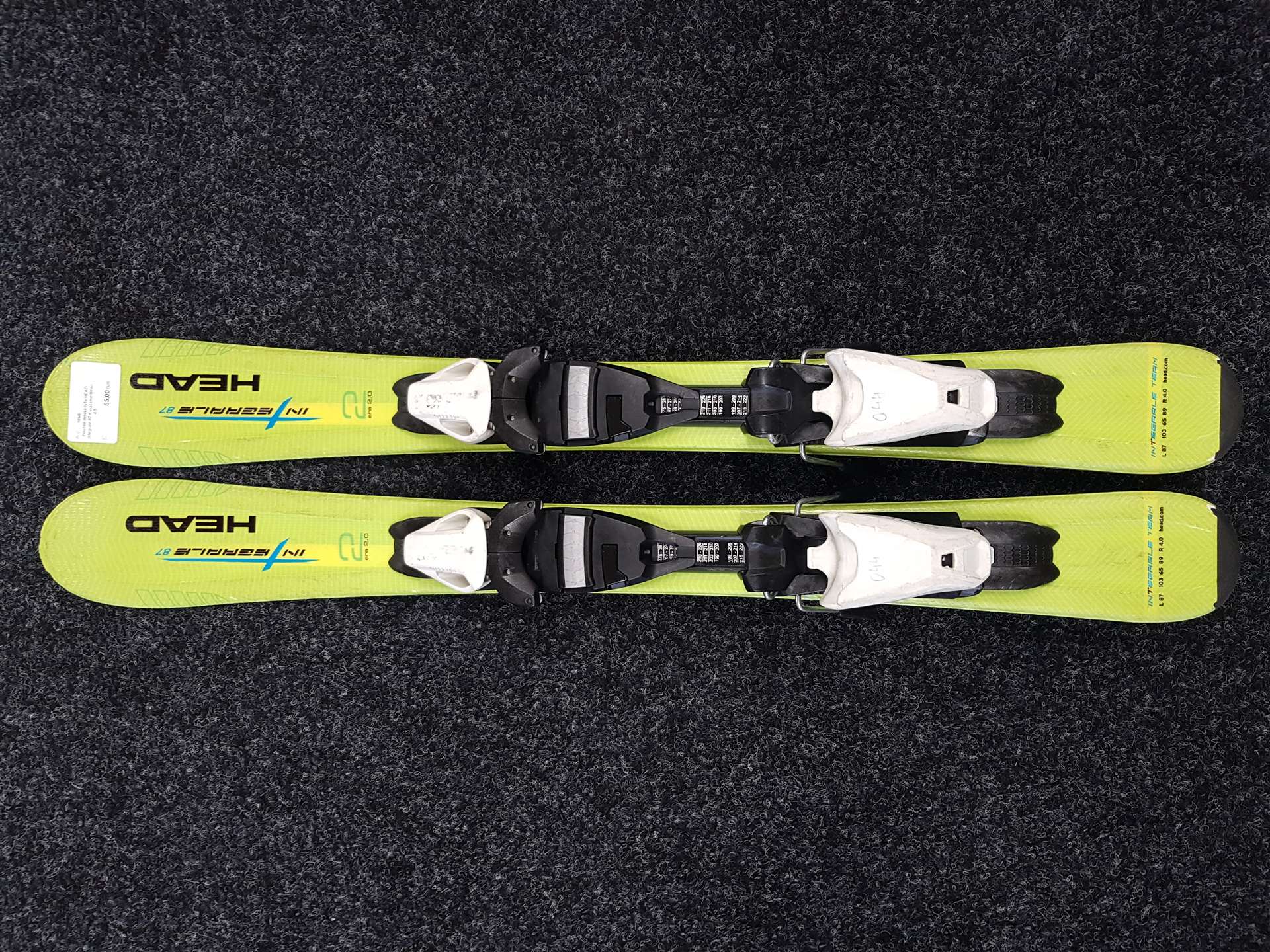 Rabljene dječje skije HEAD Integrale 87 + vezovi Head 4.5