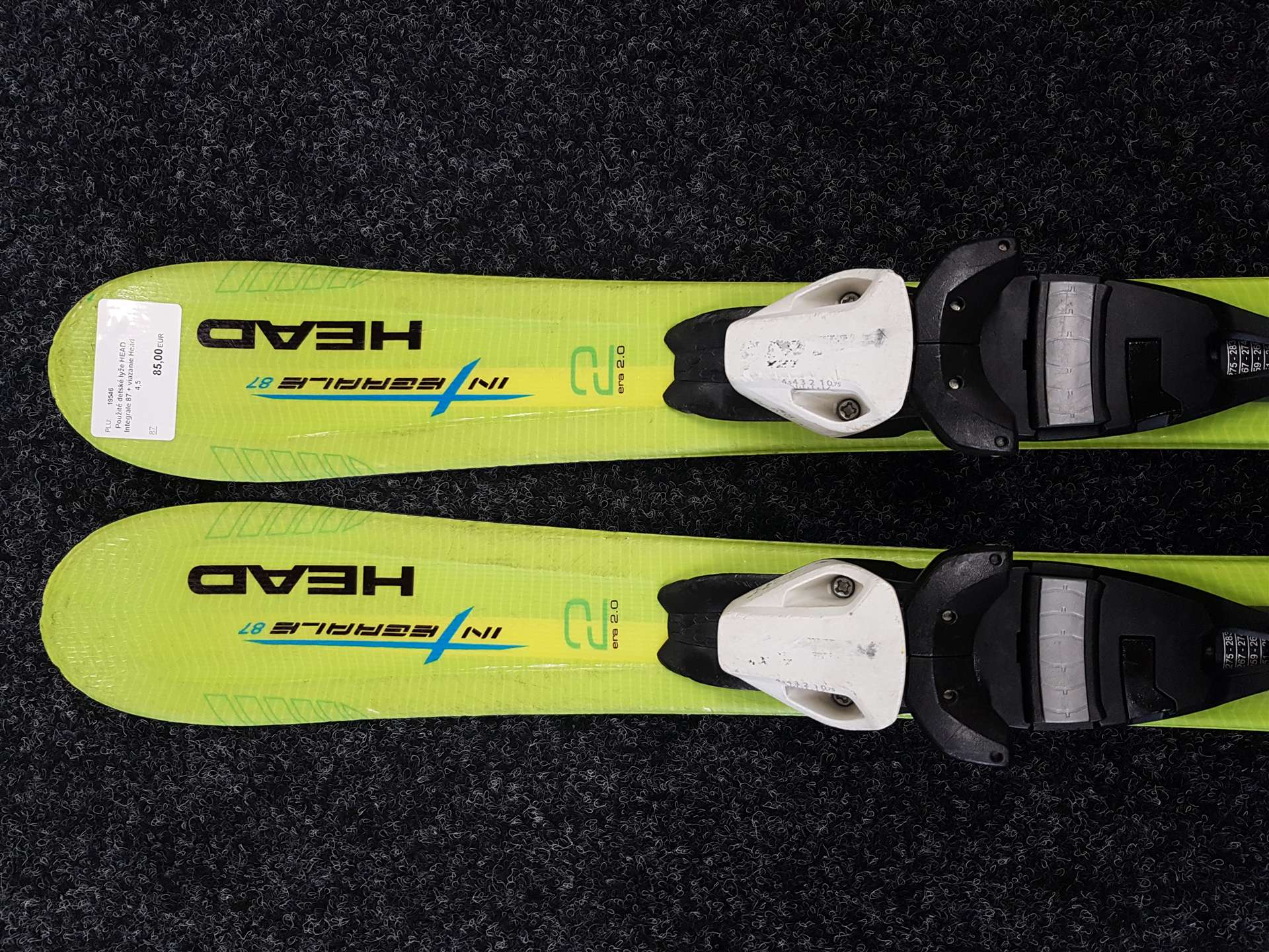 Rabljene dječje skije HEAD Integrale 87 + vezovi Head 4.5