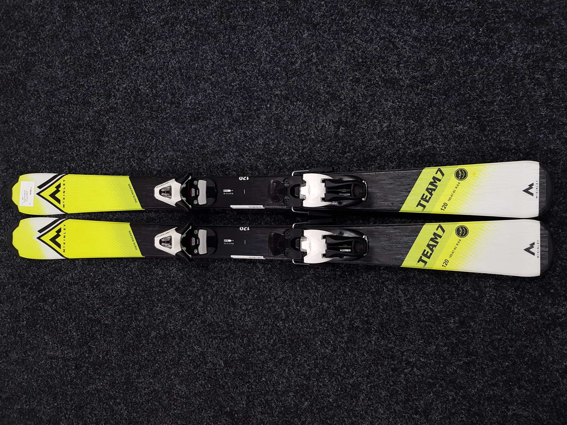 Použité lyže McKinley Team 7  + viazanie Tecnopro CM 4,5