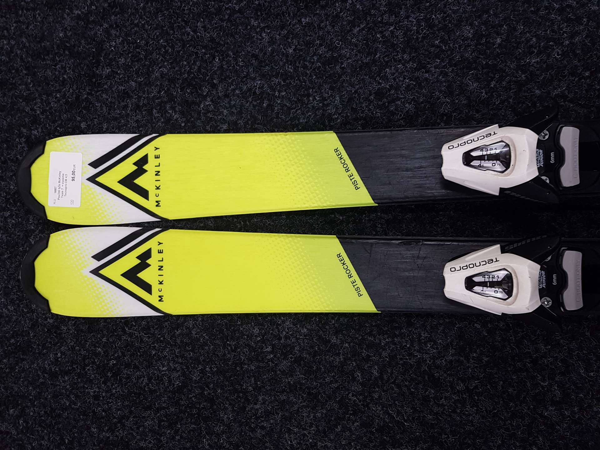 Použité lyže McKinley Team 7  + viazanie Tecnopro CM 4,5