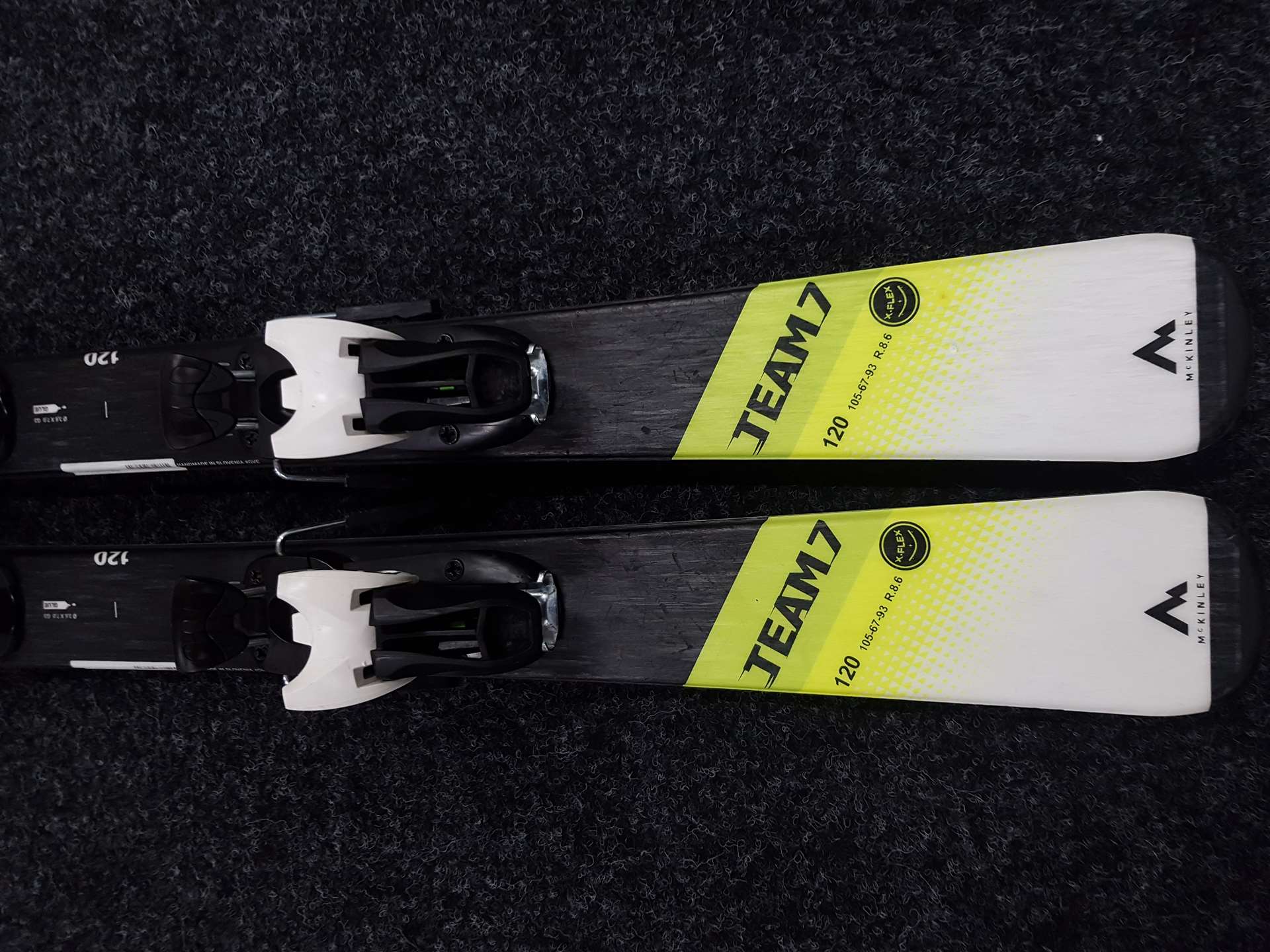 Použité lyže McKinley Team 7  + viazanie Tecnopro CM 4,5