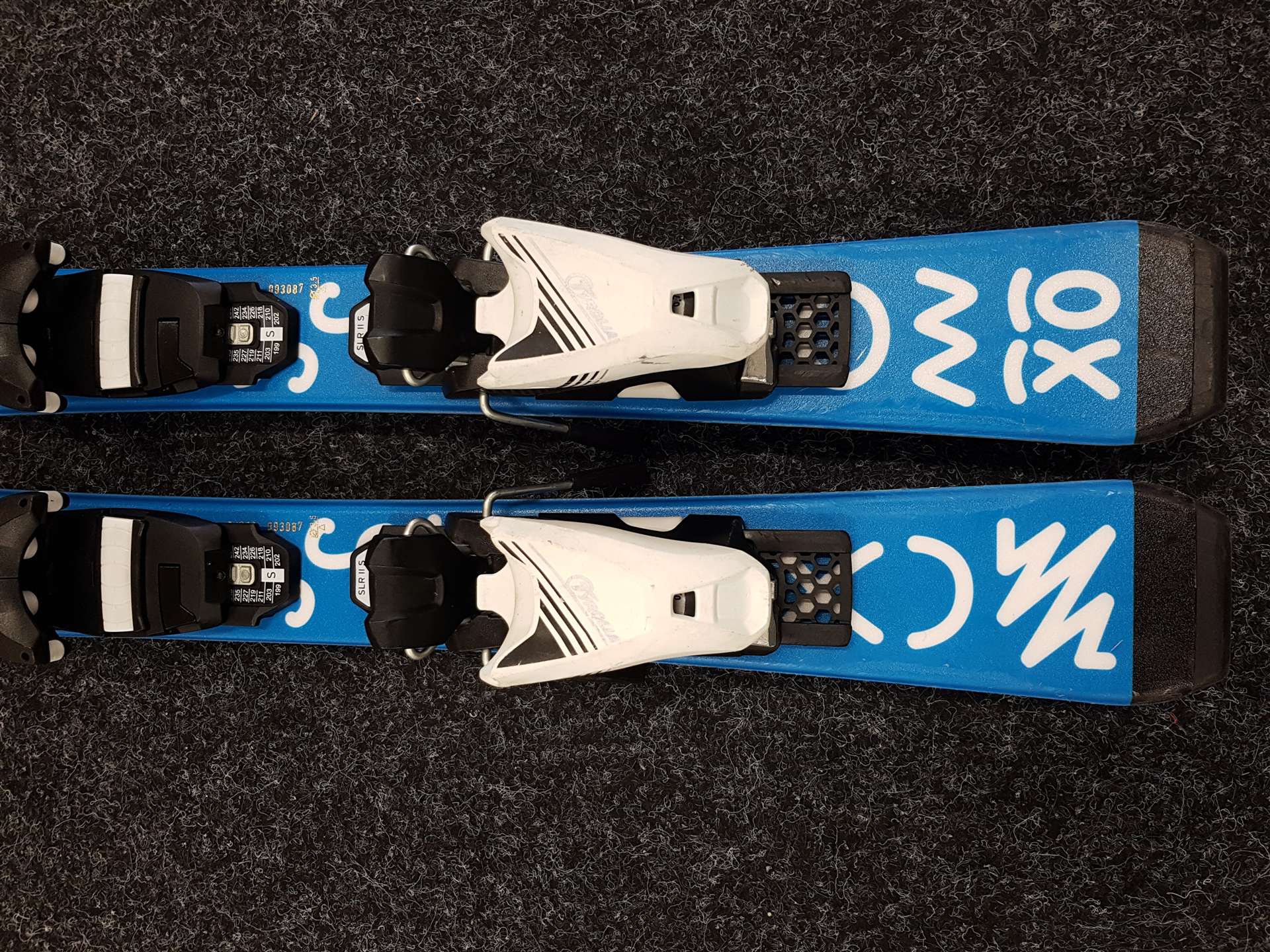 Skis enfant d'occasion SPORTEN XOXO + fixations Tyrolia SLR 4.5
