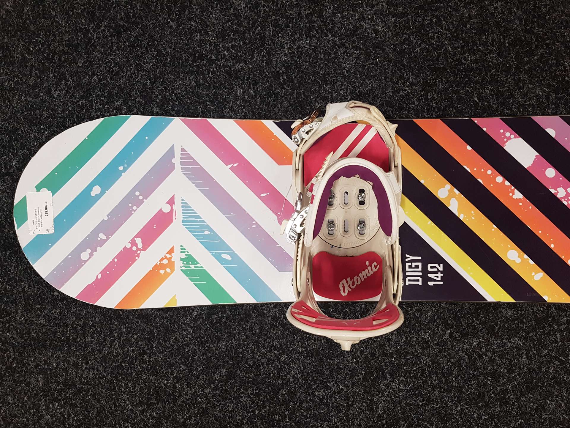 Használt ELAN Digy snowboard + Atomic kötés S-es méret