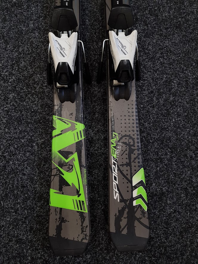 Gebrauchte SPORTEN Team Street Ski + Tyrolia LRX 7.5 Bindungen