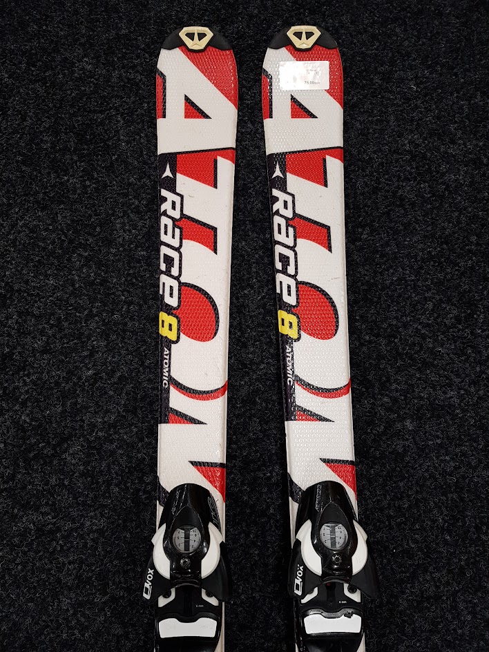 Gebrauchte ATOMIC Race 8 Ski + Atomic Ewox 7 Bindungen