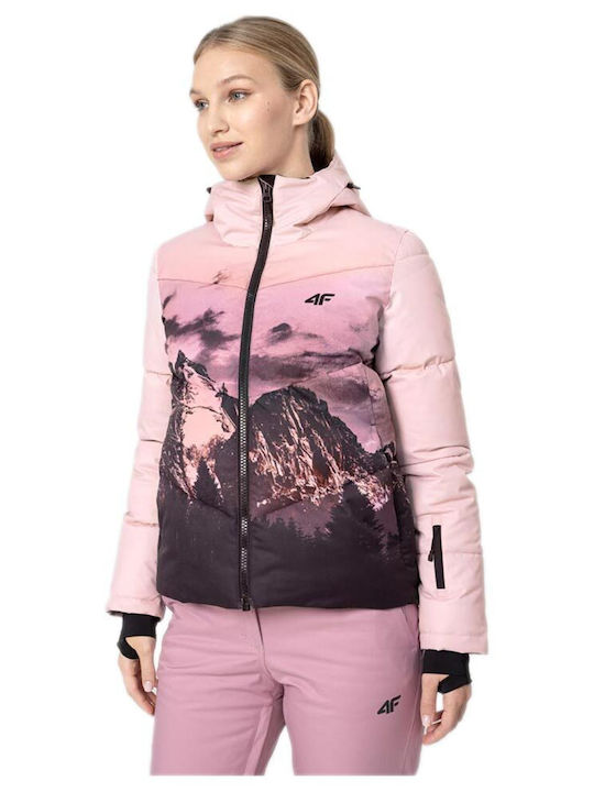 Dámska Lyžiarska bunda 4F KUDN004 pink