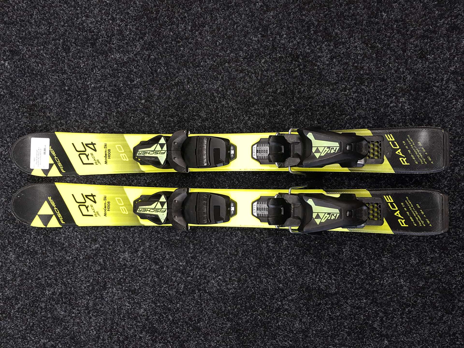 Rabljene dječje skije FISCHER RC 4 Race JR + vezovi Fischer FJ 4
