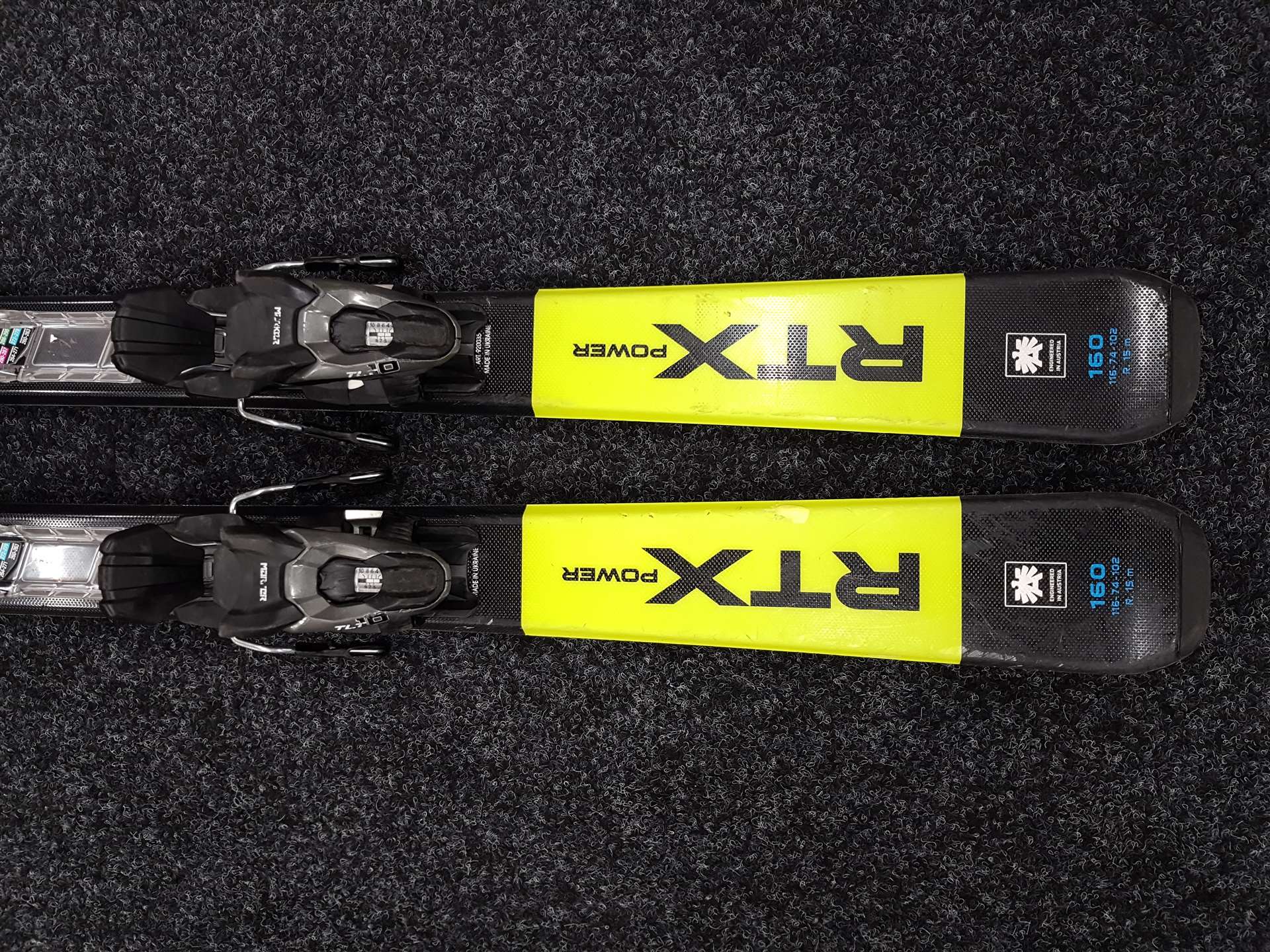 Skis BLIZZARD RTX Power d'occasion + fixations Marker 10 TLT