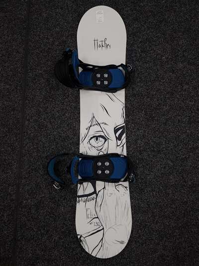 Hatchey Felix snowboard + legături Gravity mărime S/M