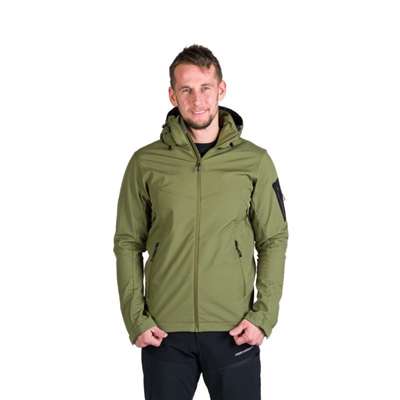 Jachetă softshell pentru bărbați Northfinder GIULIO măsliniu
