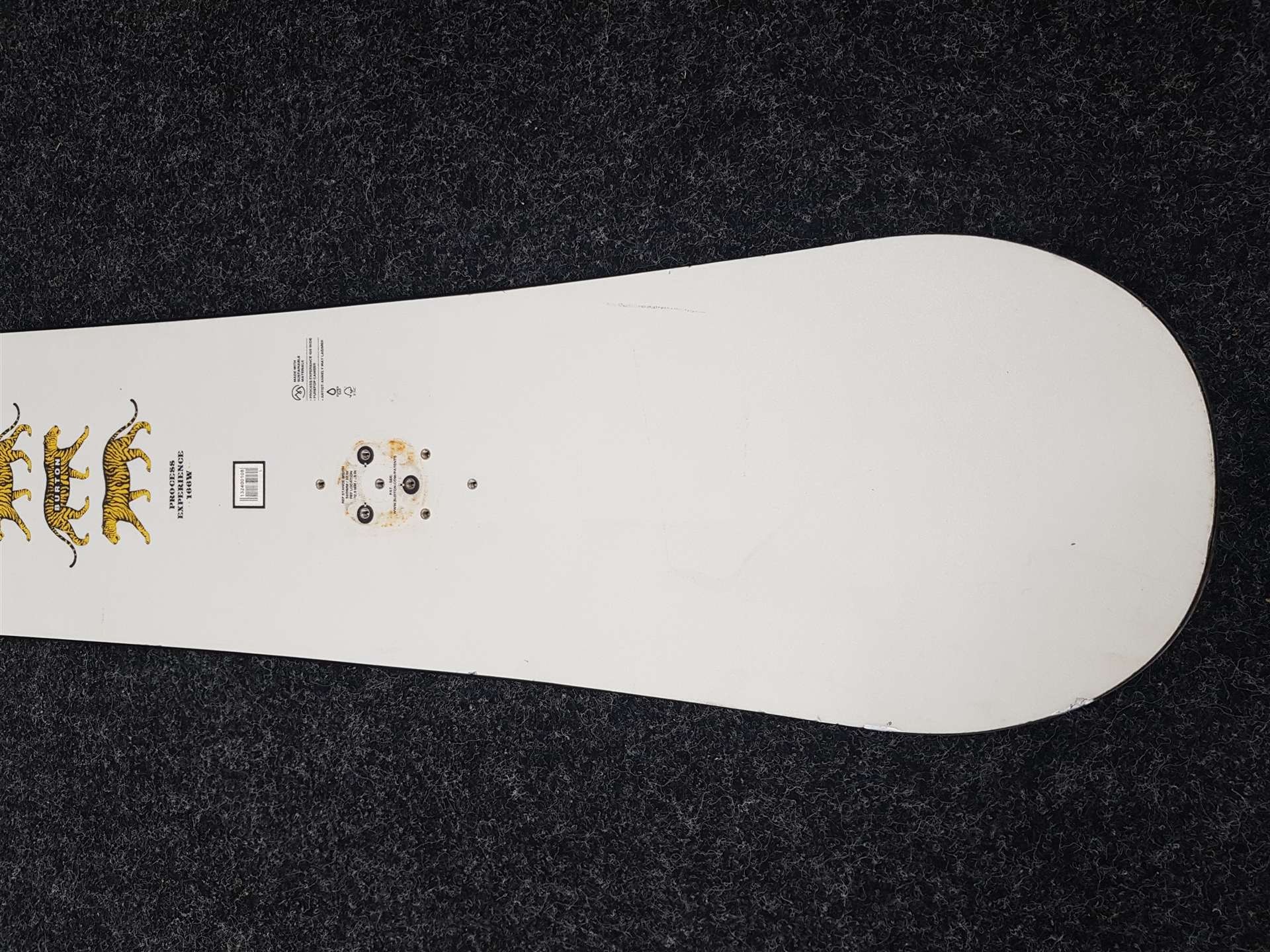 Tabla de snowboard usada BURTON Process Experience 166