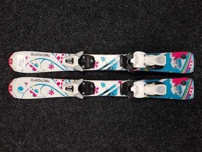 Sci usati per bambini TECNOPRO Sweety + attacchi Tecnopro 4.5