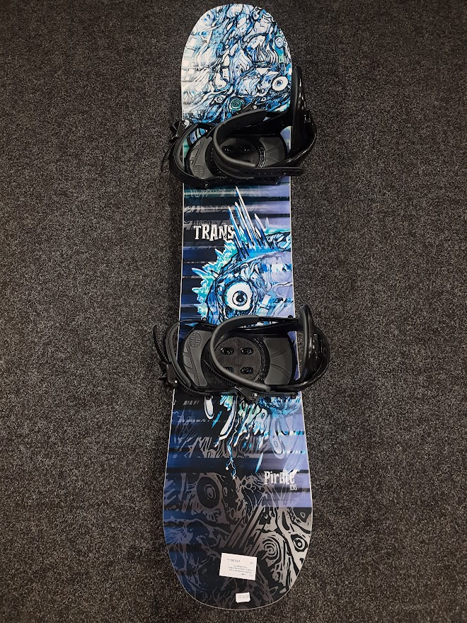Gebrauchtes Trans Pirate Snowboard + Nidus Soft Pro Bindung, Größe M