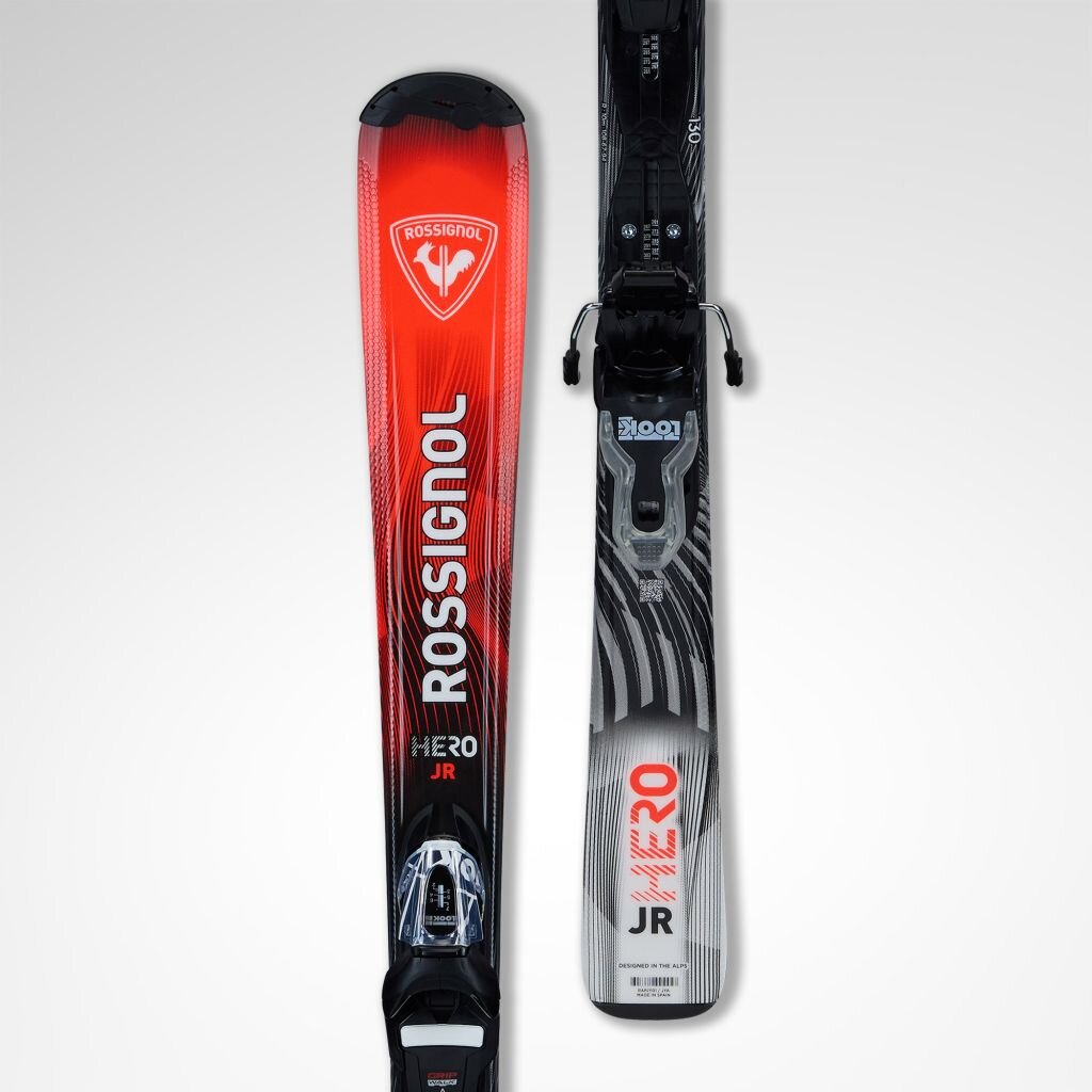 Lyže Rossignol HERO JR 130-150 XPRESS JR + vázání XPRESS 7 GW B83 BLACK