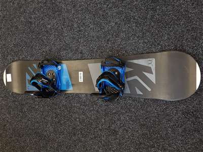 Snowboard K2 Snow Boarding usato + attacchi Burton taglia S