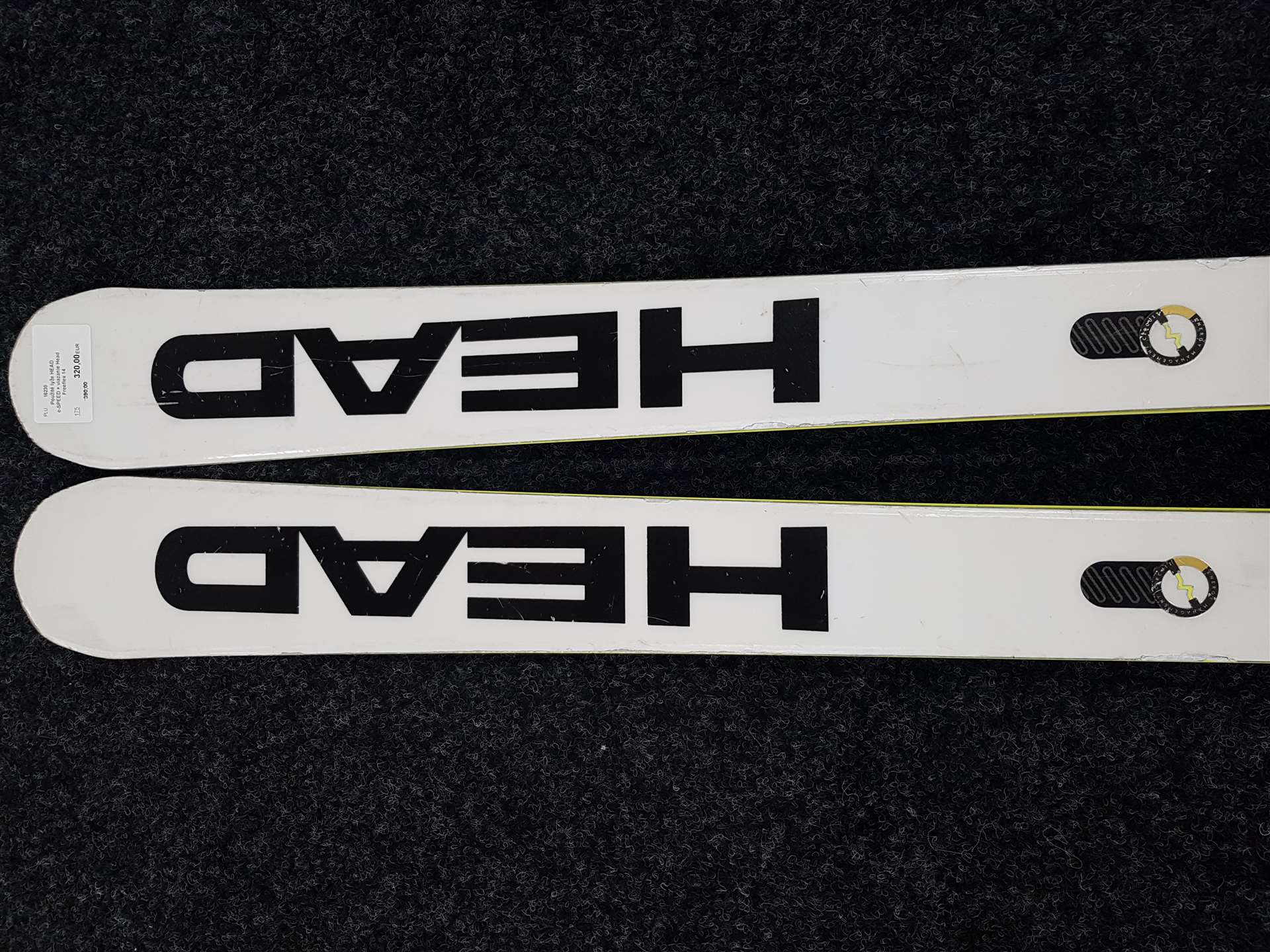 Použité lyže HEAD e-SPEED + vázání Head Freeflex 14
