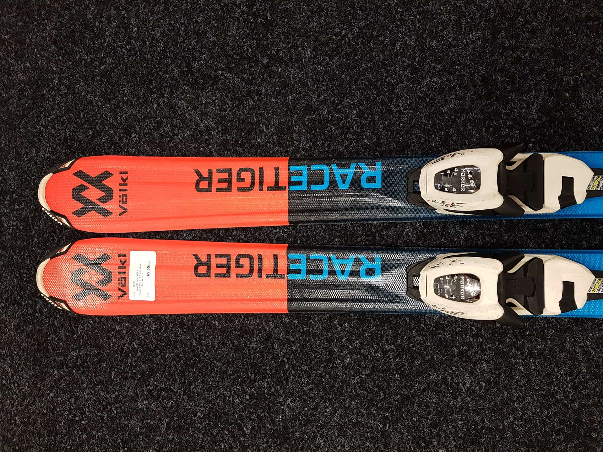 Schiuri VOLKL Racetiger GS13 folosite + legături Marker 4.5