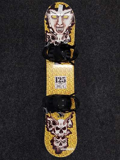 Tabla de snowboard Factory Face + fijaciones en oferta talla S