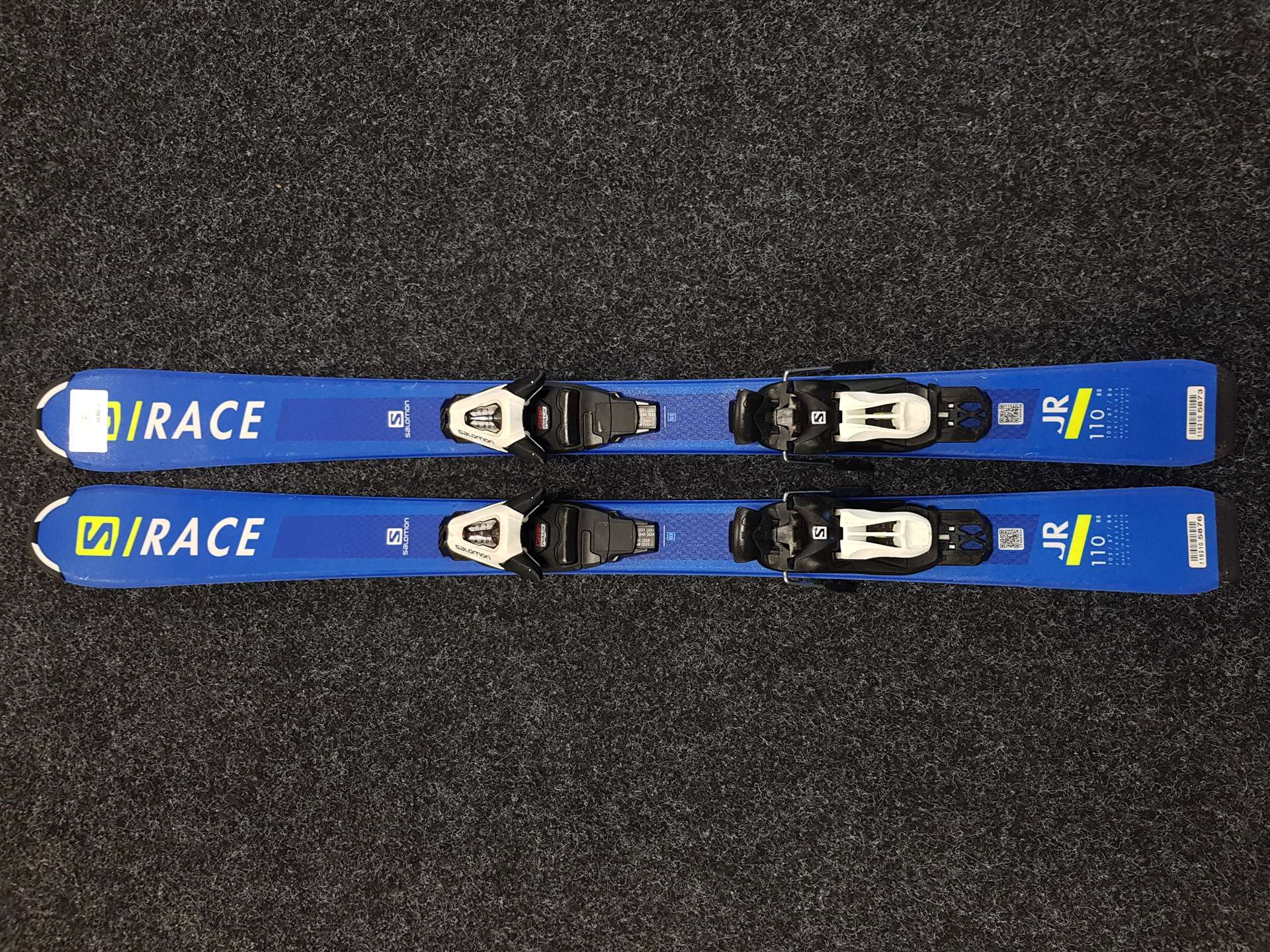Gebrauchte Kinderski SALOMON S/Race JR 110 + Bindungen Salomon 5