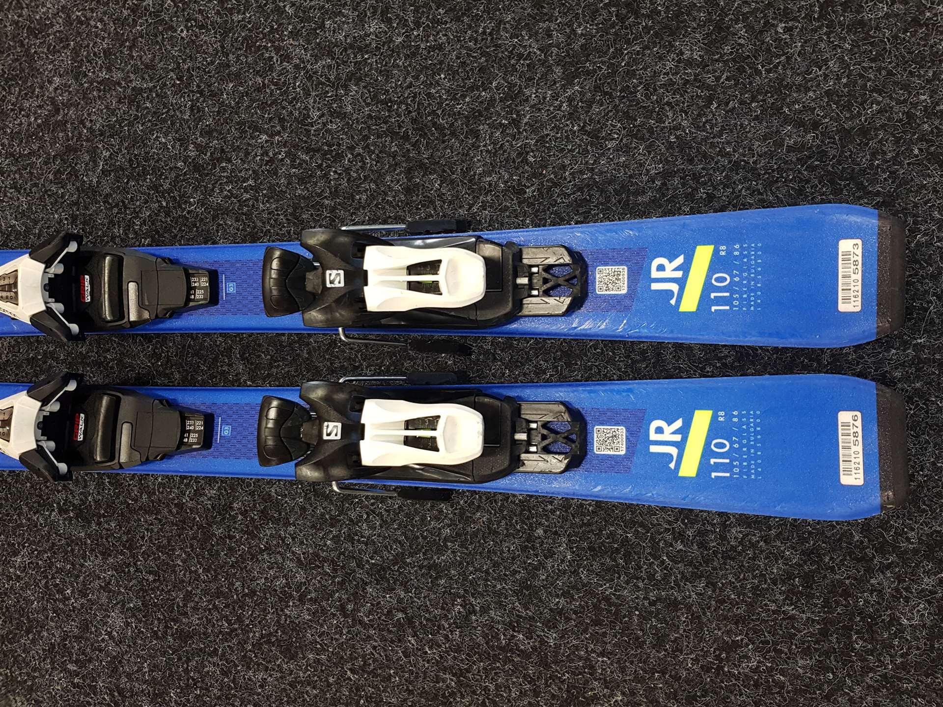Sci usati per bambini SALOMON S/Race JR 110 + attacchi Salomon 5