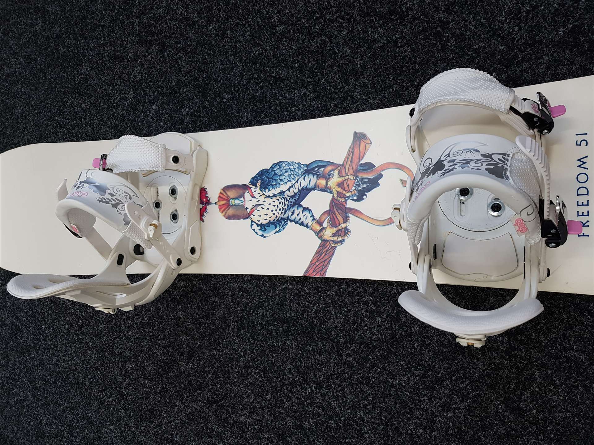 Použitý snowboard BURTON Freedom + viazanie Dub veľkosť M