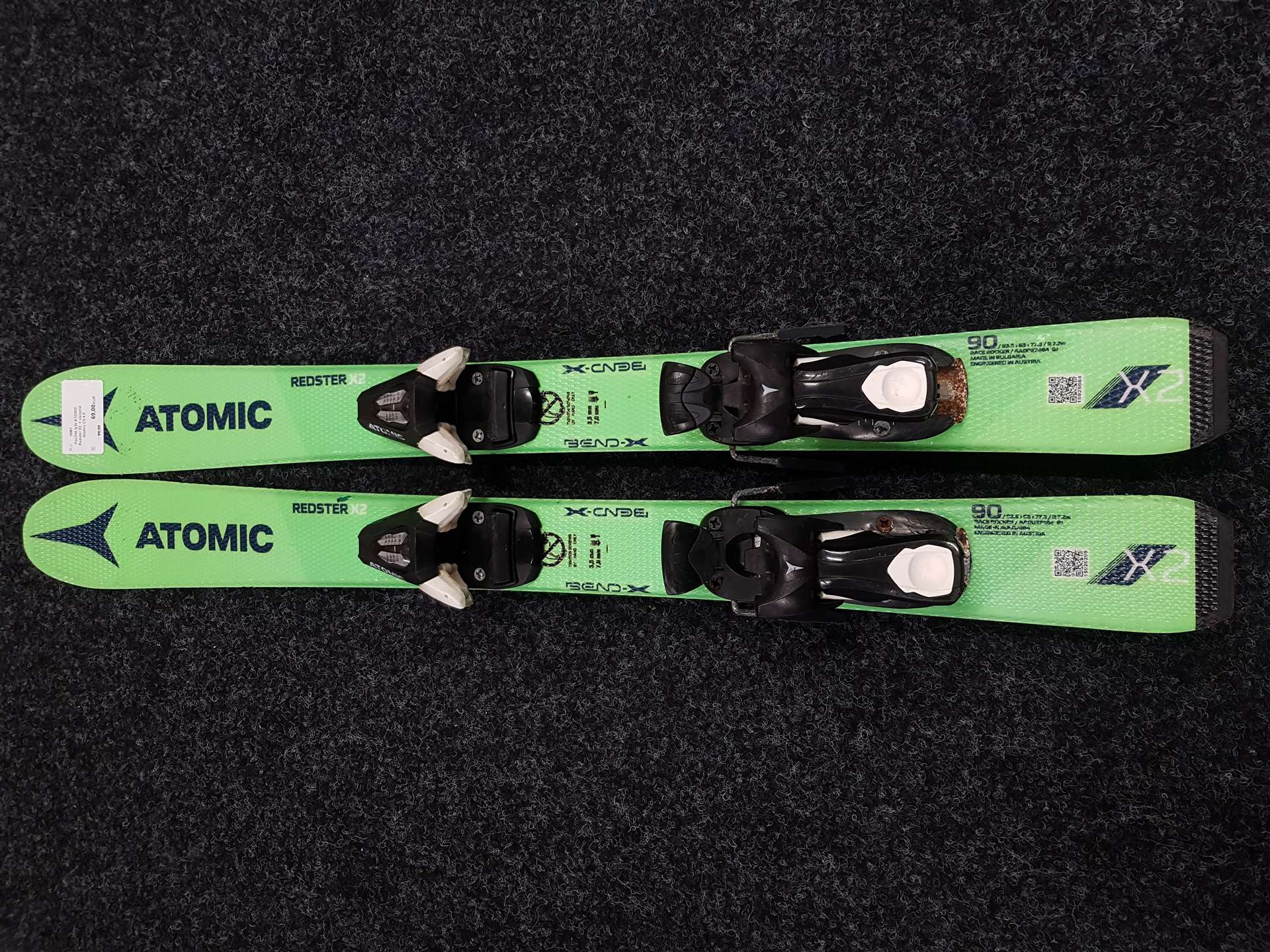 Použité lyže ATOMIC Redster X2  + viazanie Atomic C5 4,5
