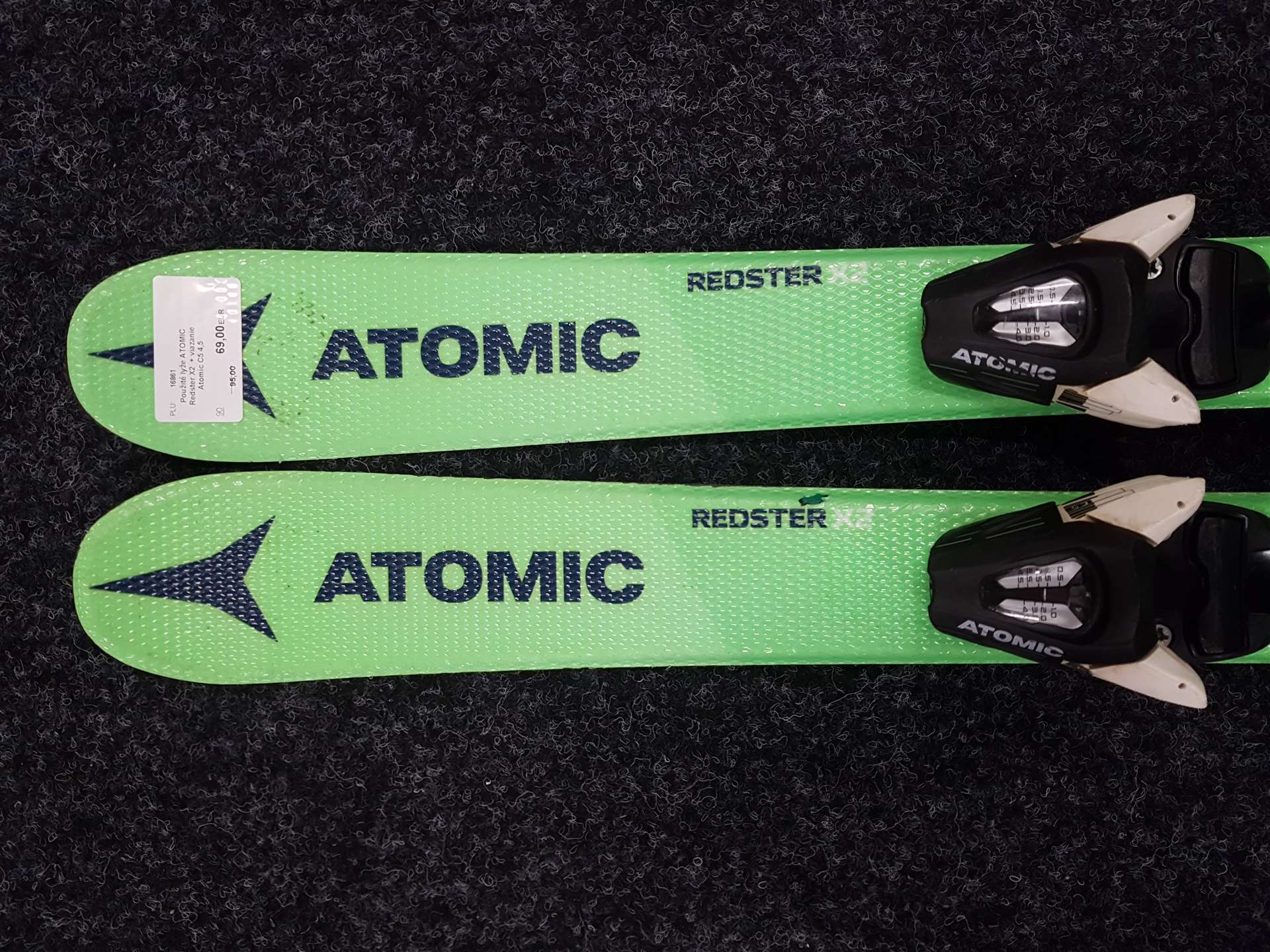 Použité lyže ATOMIC Redster X2  + viazanie Atomic C5 4,5