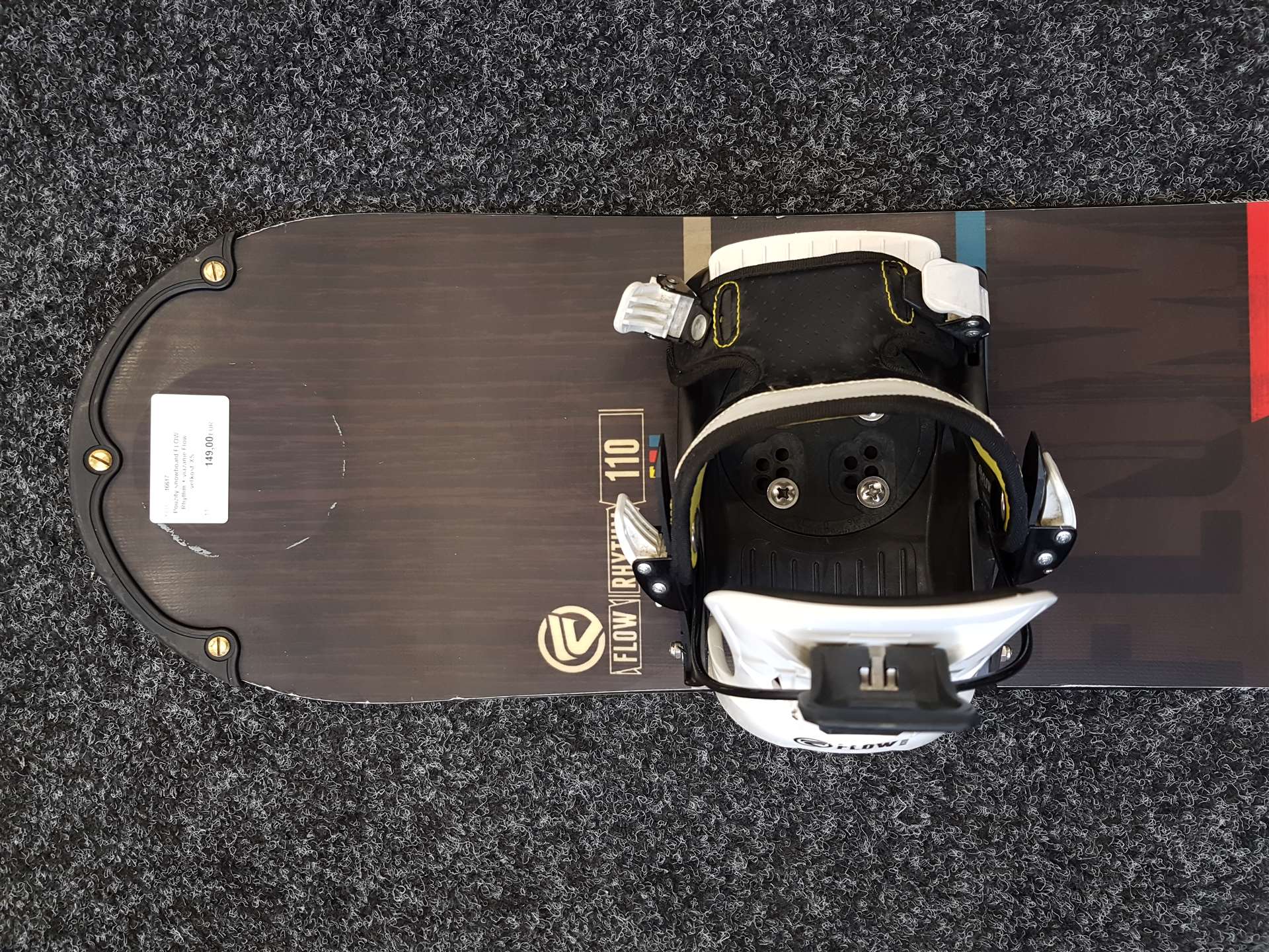 Použitý snowboard FLOW Rhythm + vázání Flow velikost XS