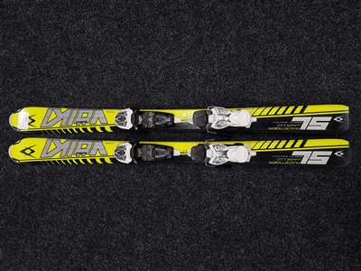 Rabljene otroške smuči VOLKL Racetiger Junior SL 110 + vezi Marker 4.5