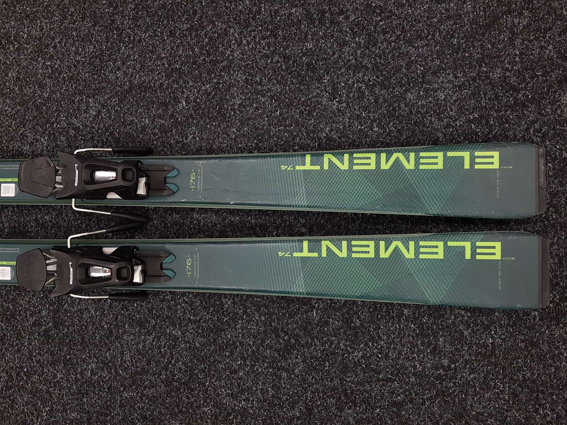 Skis d'occasion ELAN Element 74 + fixations Elan 10