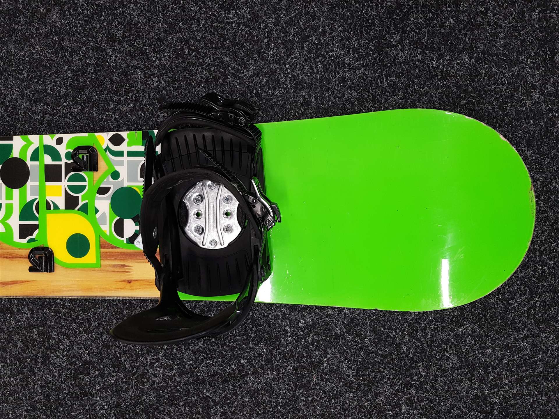 Gebrauchtes BURTON Ride Snowboard + Intercharger Bindungen Größe S/M