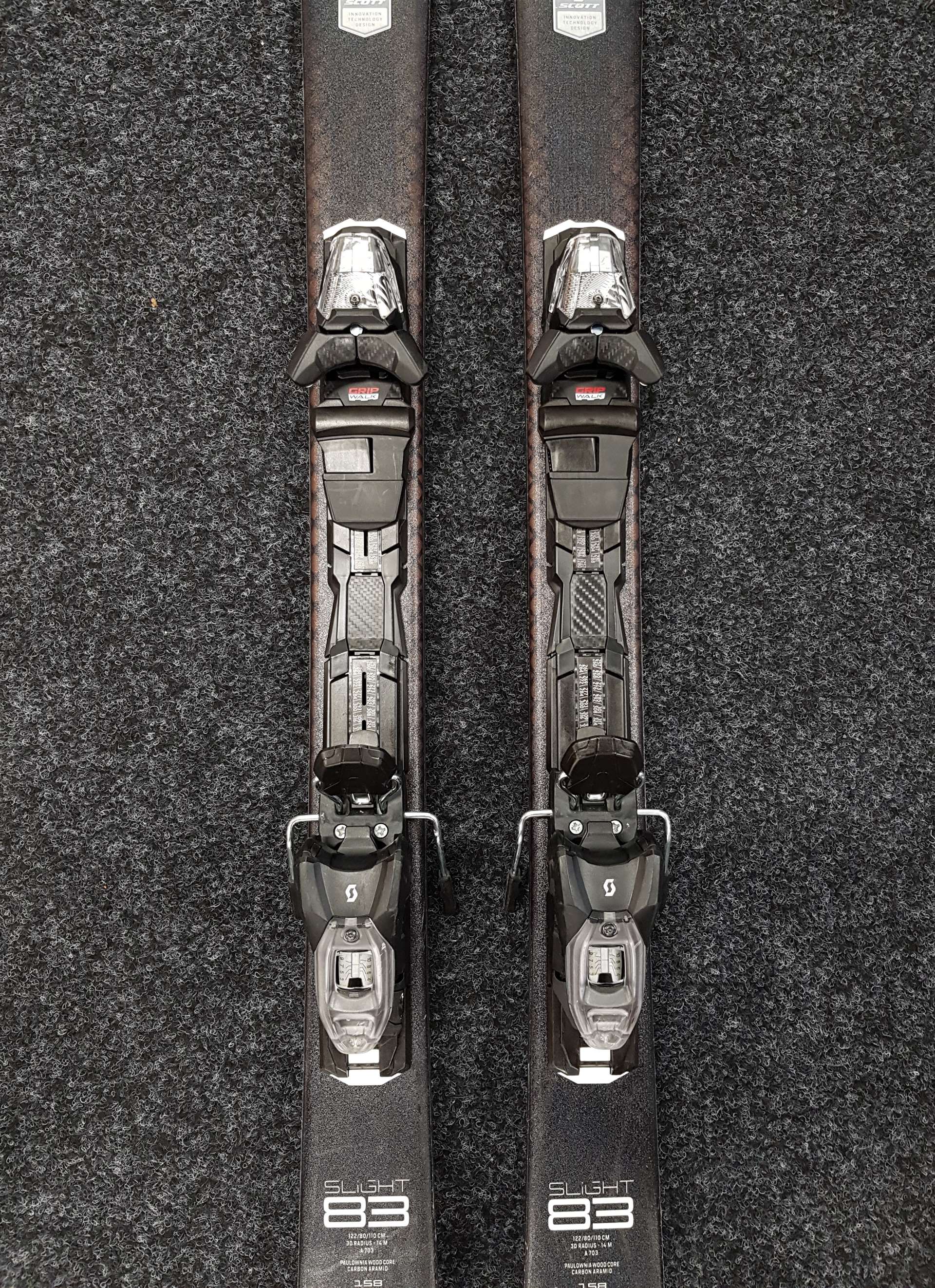 Skis SCOTT Slight 83 d'occasion + fixations Scott M10