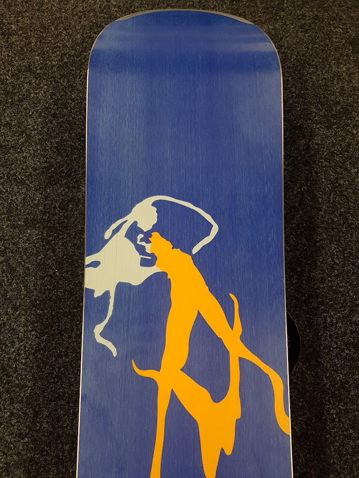 Gebrauchtes Volkl Conquer Snowboard + Drake Bindungen Größe M/L