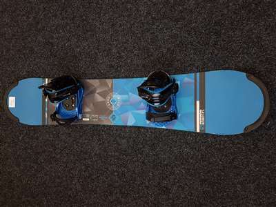 Snowboard SALOMON Wild Card usato + attacchi Burton taglia S