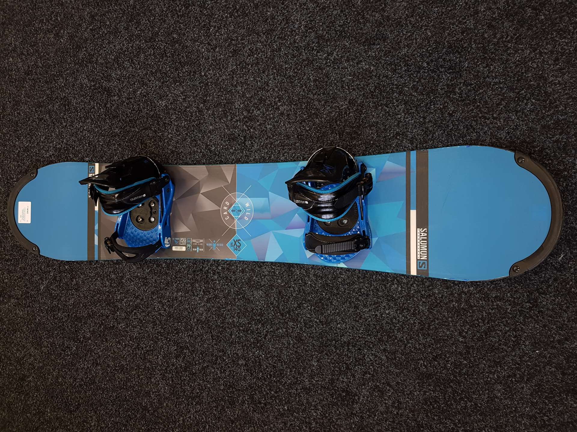 Snowboard SALOMON Wild Card usato + attacchi Burton taglia S