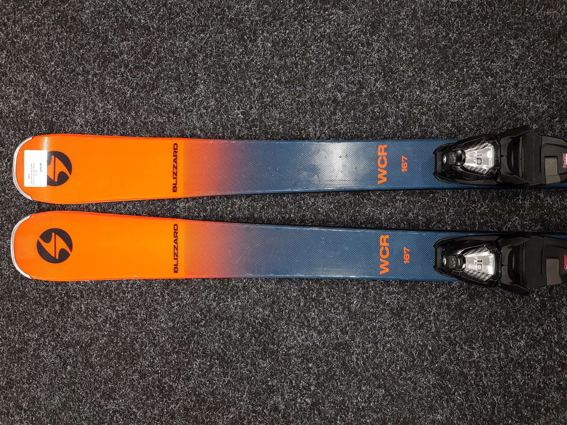 Gebrauchte Skier BLIZZARD WCR 72 + Bindungen Marker TLT 10