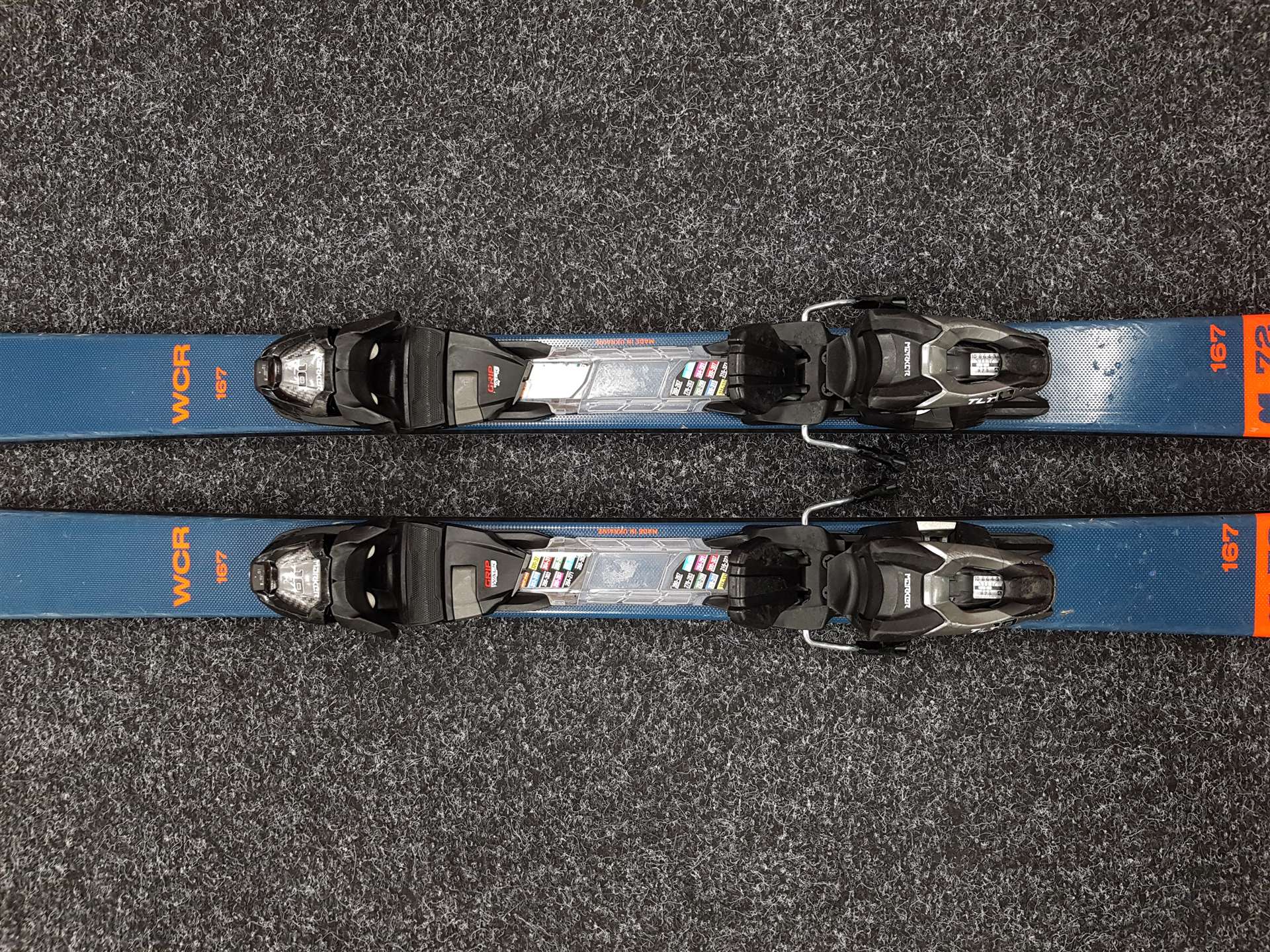 Gebrauchte Skier BLIZZARD WCR 72 + Bindungen Marker TLT 10