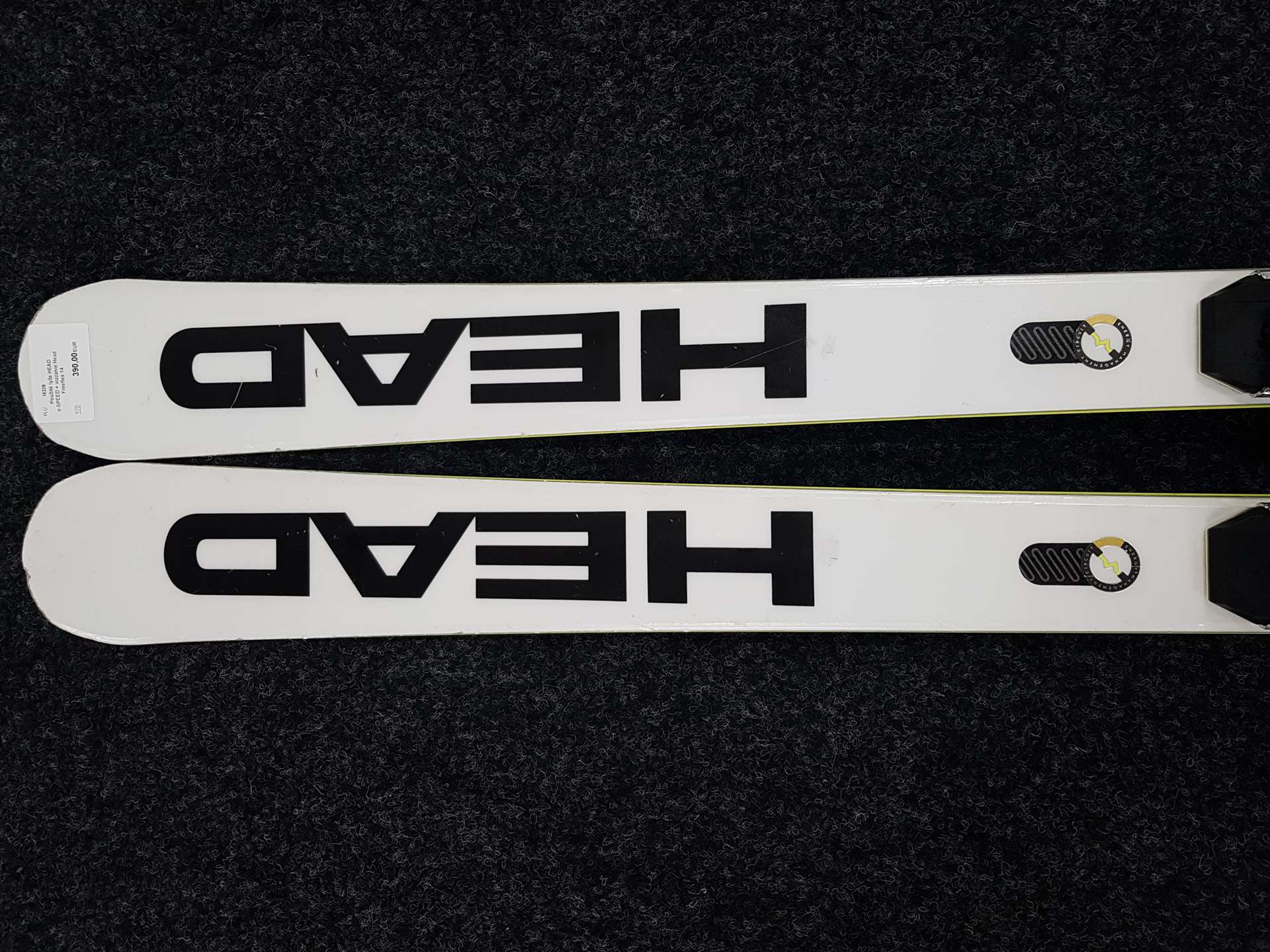 Použité lyže HEAD e-SPEED + vázání Head Freeflex 14