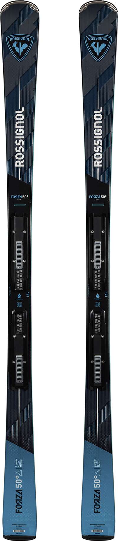 Rossignol FORZA 50'' ski's CAM KONECT + NX 12 KONECT GW B80 ZWART BLAUW