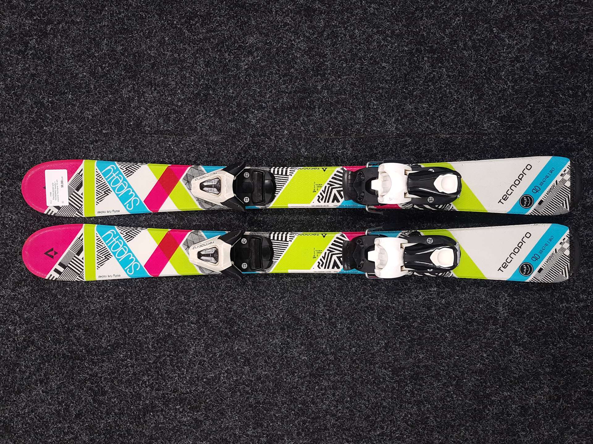 Gebrauchte Kinderski TECNOPRO Sweety + Bindungen Tecnopro TC 4.5