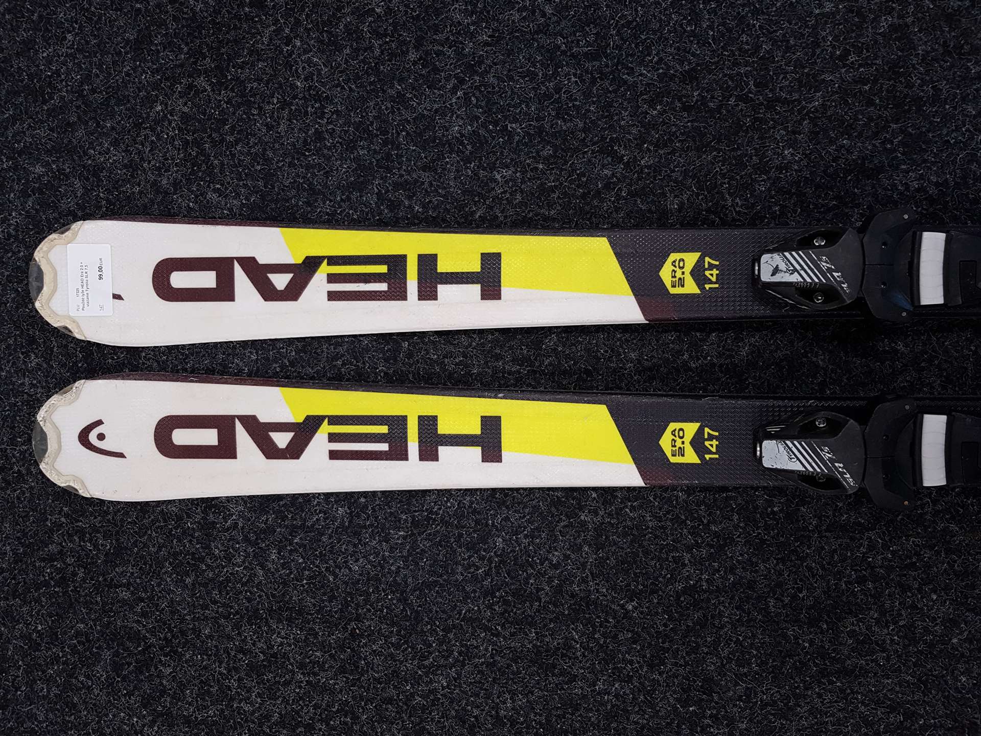 Skis HEAD Era 2.0 d'occasion + fixations Tyrolia SLR 7.5