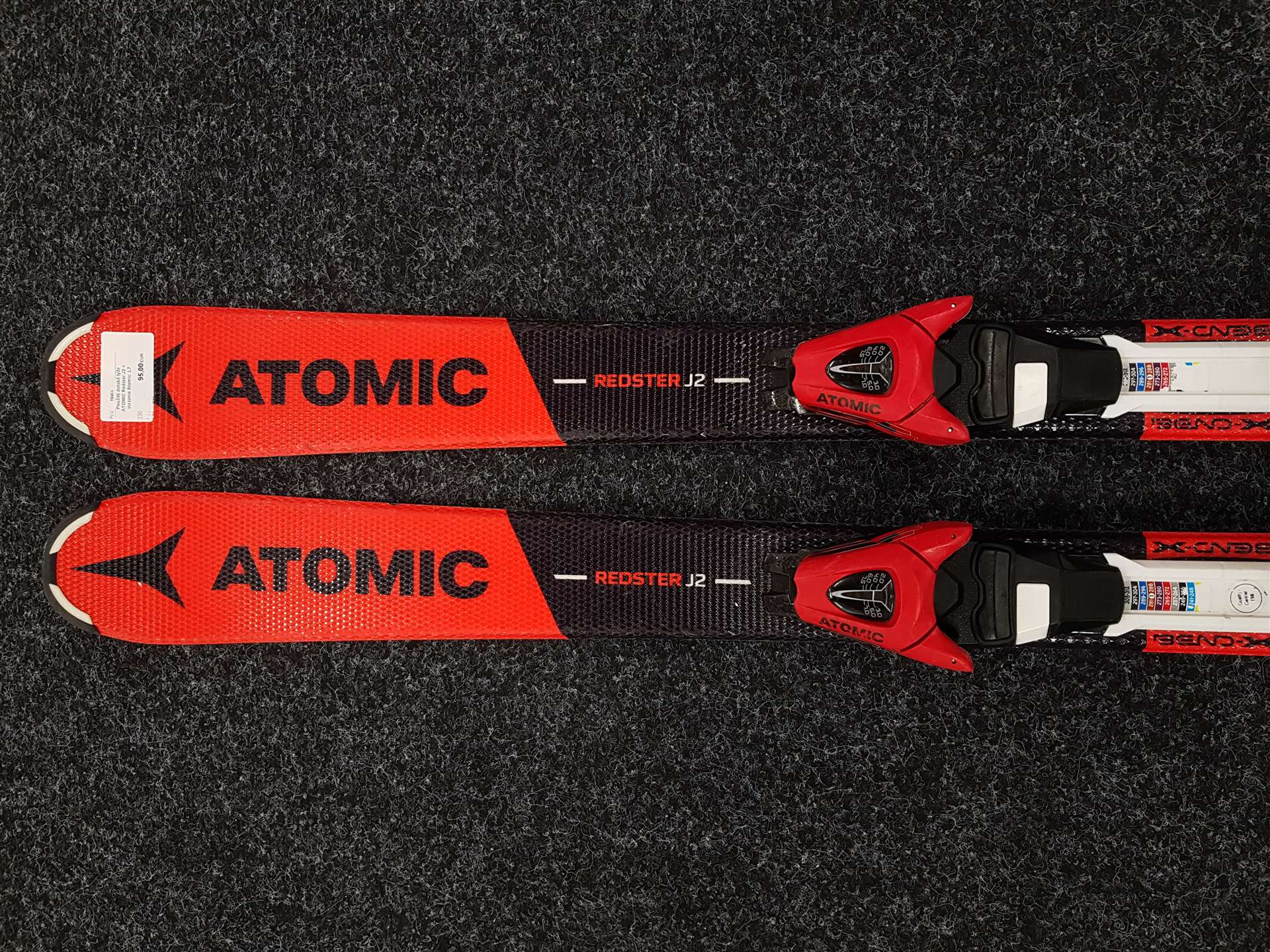 Rabljene dječje skije ATOMIC Redster J2 + vezovi Atomic L7