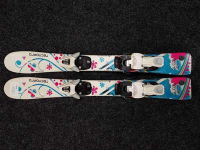 Sci usati per bambini TECNOPRO Sweety + attacchi Tecnopro 4.5