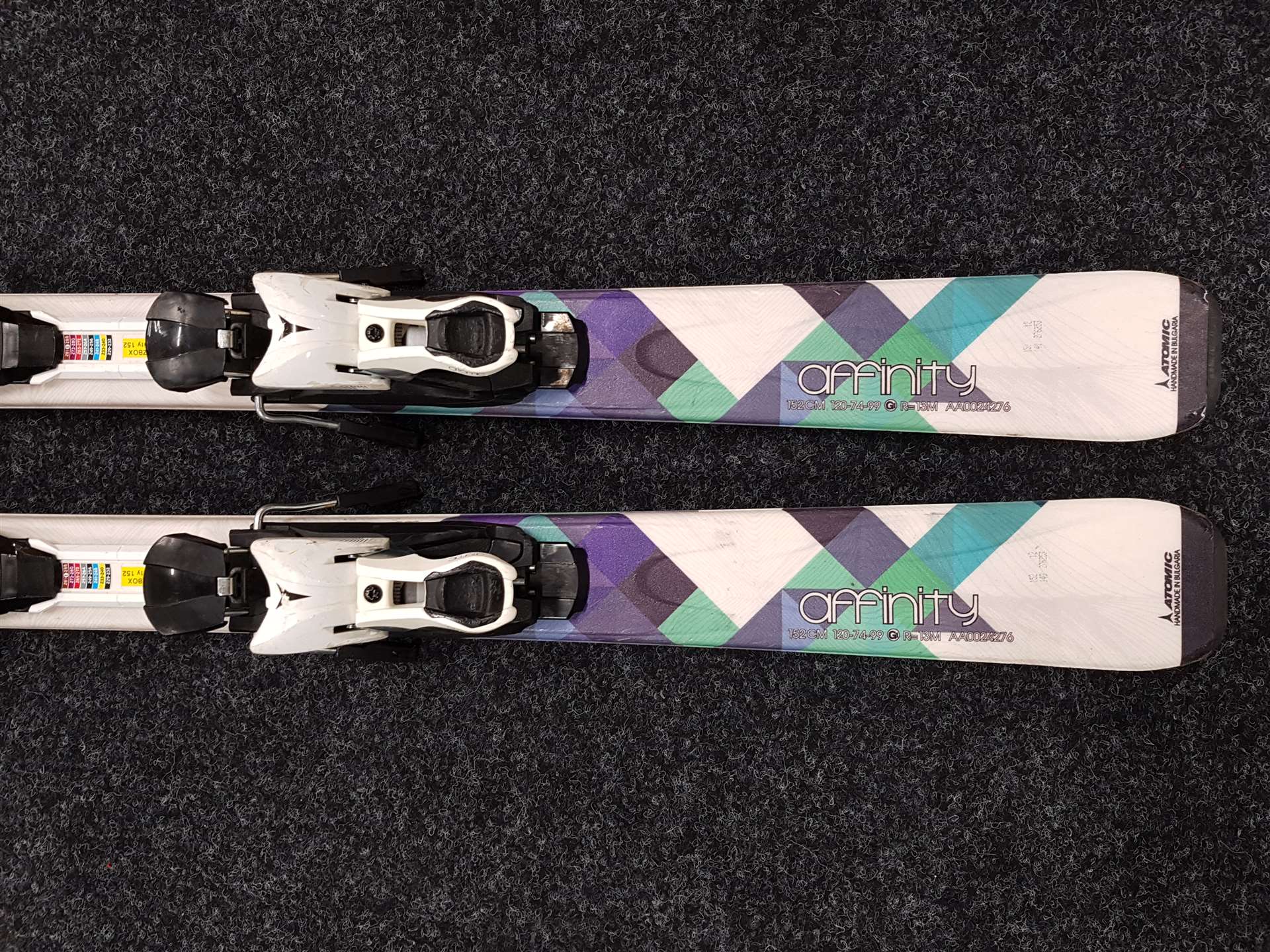 Použité lyže ATOMIC Affinity + viazanie Atomic 10.0
