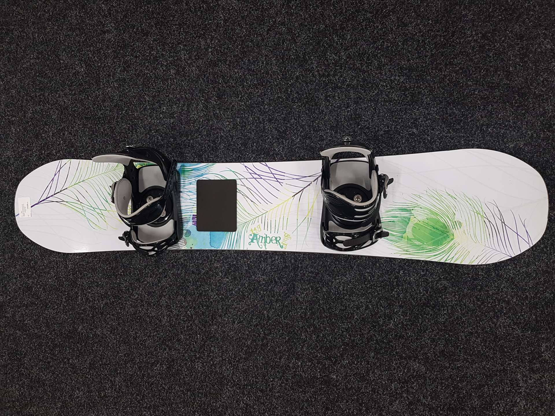 Gebrauchtes Snowboard STUF Amber + Morrow Bindungen Größe S/M